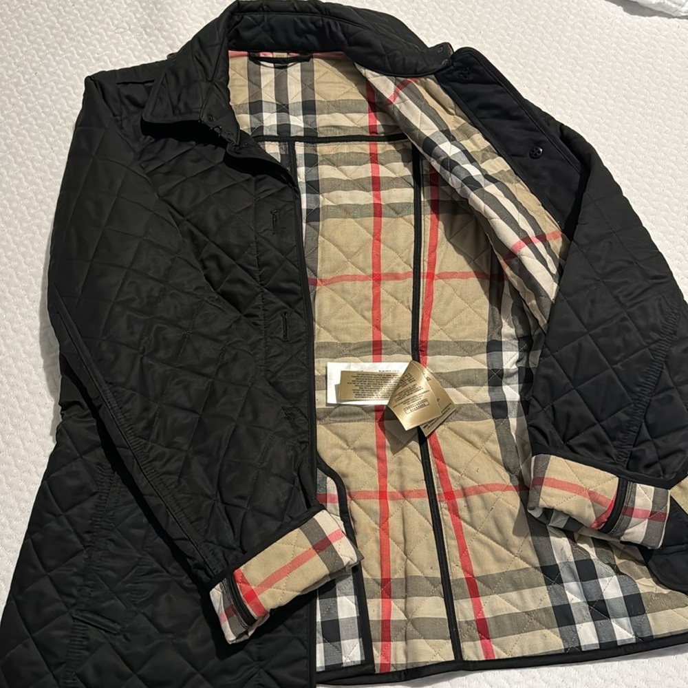 Womens XS Burberry Brit Jacket (Black)